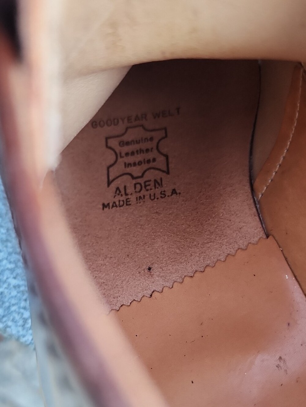 Alden 1357 Color # 8 Shell Cordovan Leather Chukka Boots size 7.5 Width B / D - Picture 12 of 16